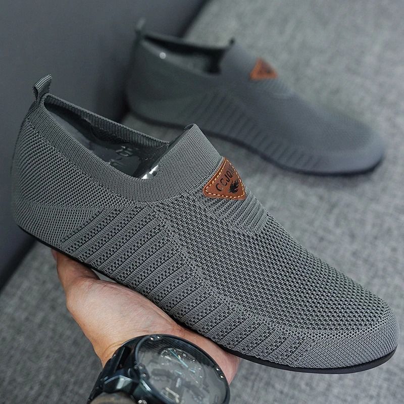Mens Breathable Mesh Loafers Lightweight Slip On Driving Moccasins Casual Walking Shoes