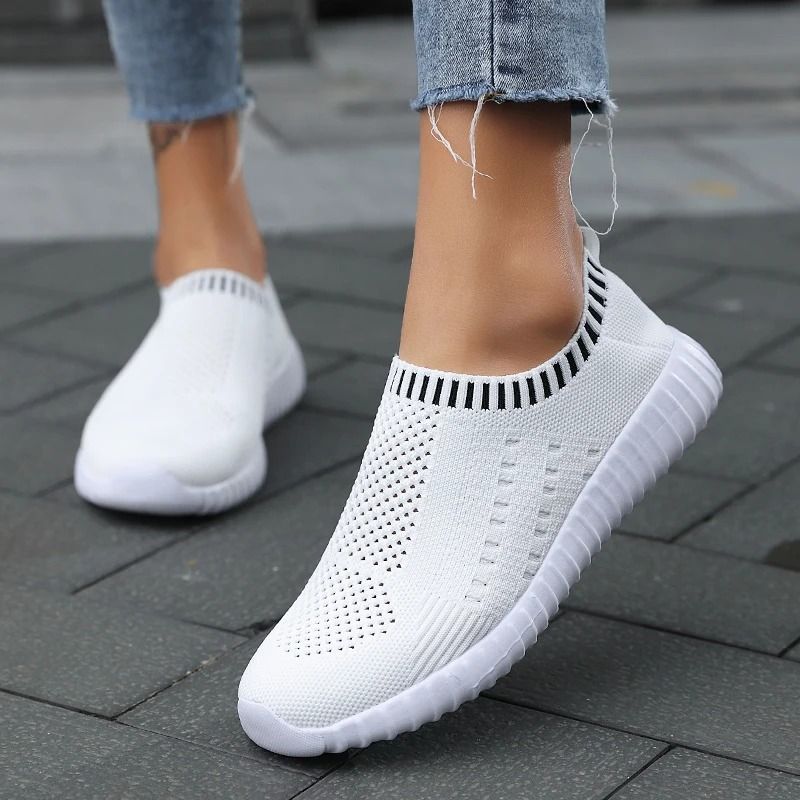 Women Casual Lightweight Mesh Breathable Vulcanized Sneakers