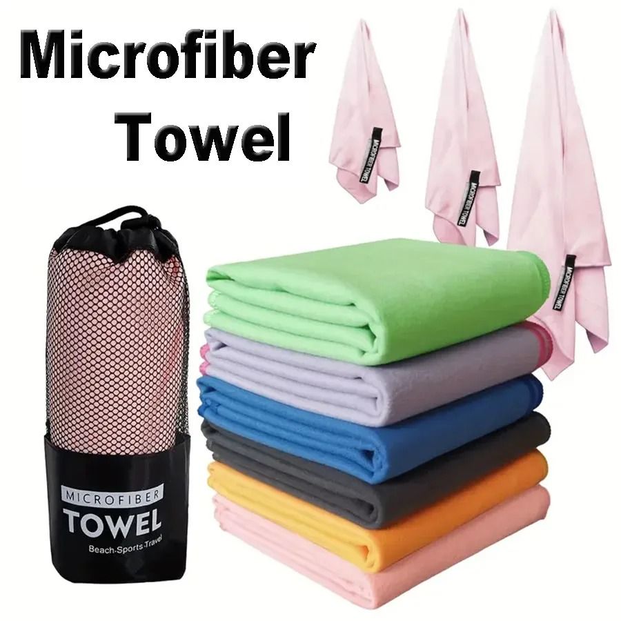 Microfiber Travel Towel – Quick Dry, Lightweight, Super Absorbent