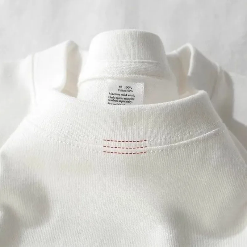 Heavyweight Cotton Men's T-Shirt, Durable Breathable Everyday Round Neck Tee