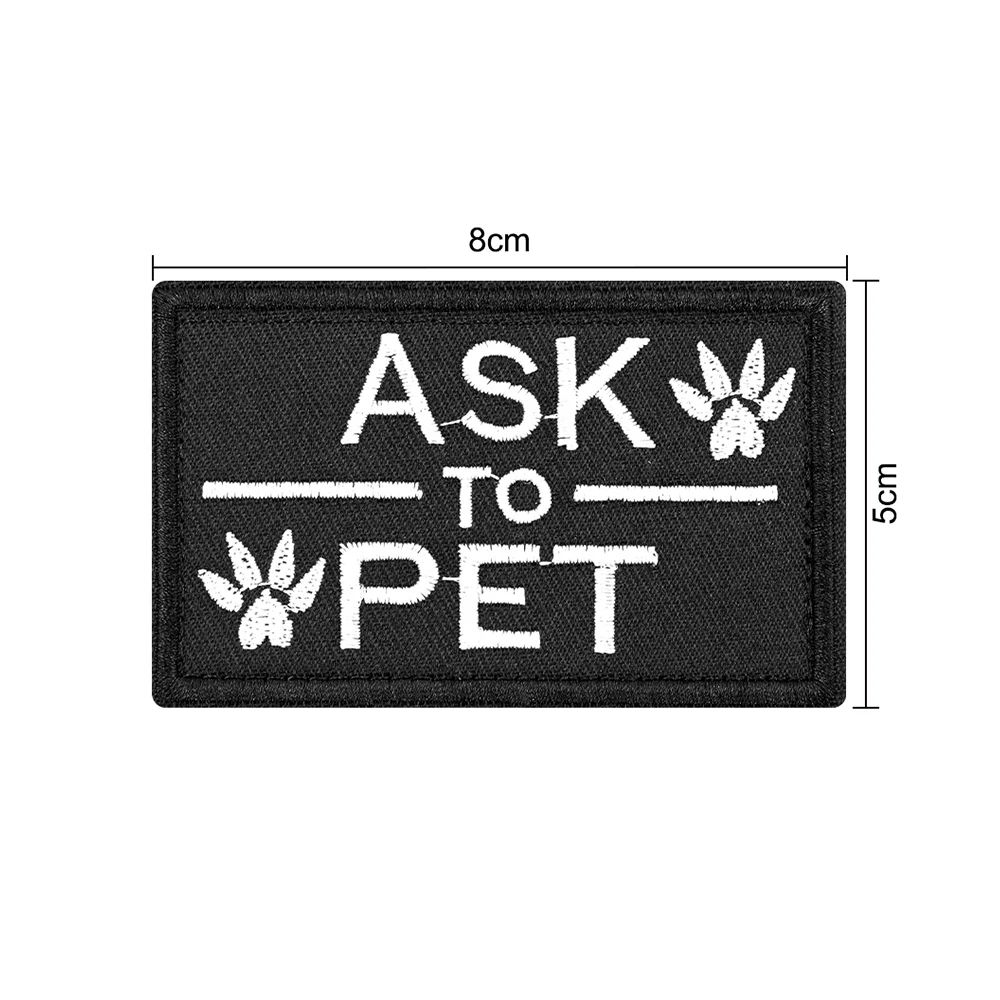 12 pcs Tactical Dog Patch Set Bundle