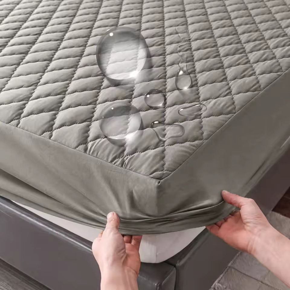 Waterproof Mattress Protector Fitted Sheet Style Bed Cover Multi Size