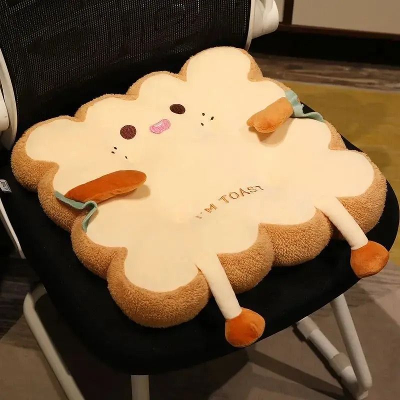 Toast Plush Seat Cushion