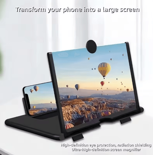 10 12 Inch Ultra HD Mobile Phone Screen Magnifier Full Screen Phone Magnification for Easy Viewing