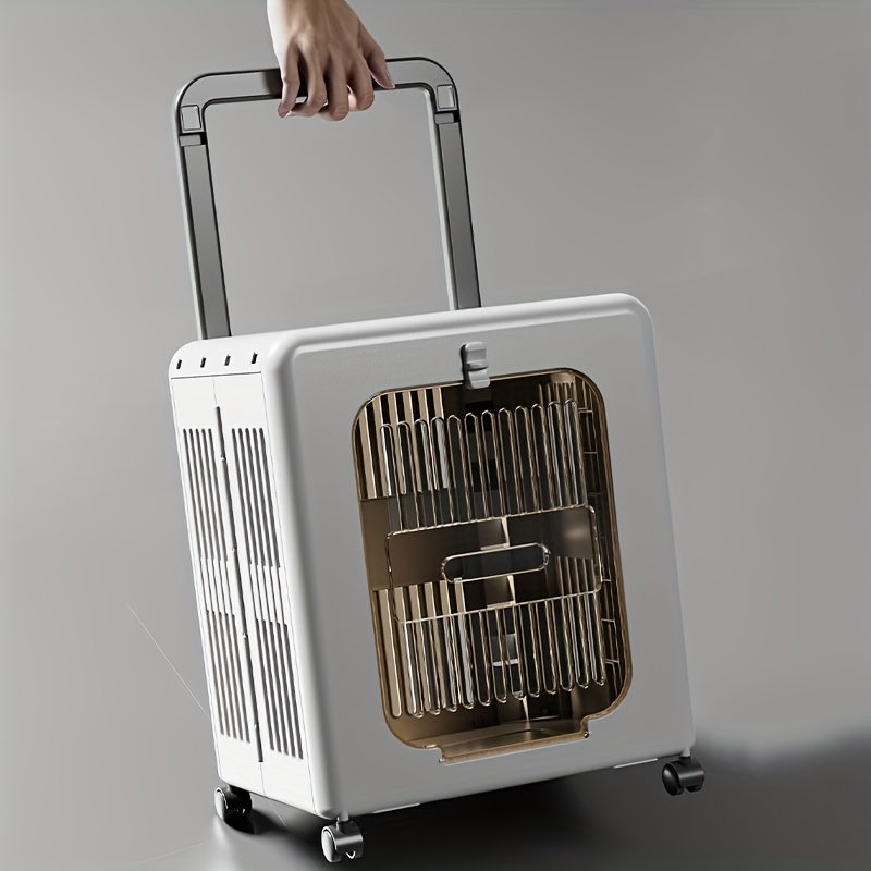 Portable Folding Pet Carrier for Cats and Small Dogs Breathable Pet Stroller for Travel