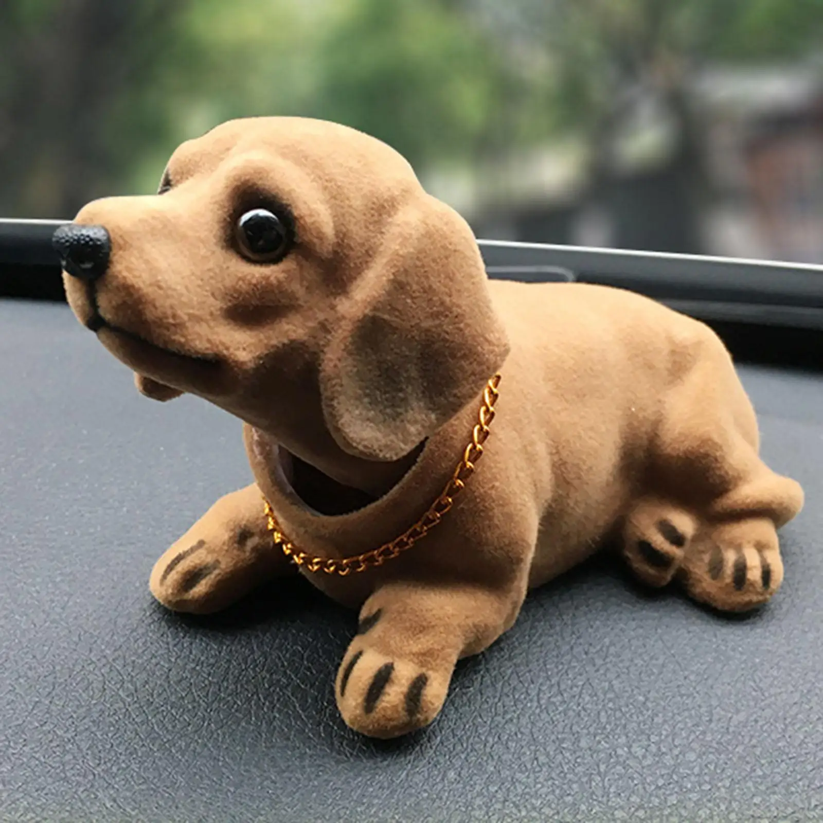 Bobble Head Dog Car Dashboard Decoration Cute Nodding Dog Ornament