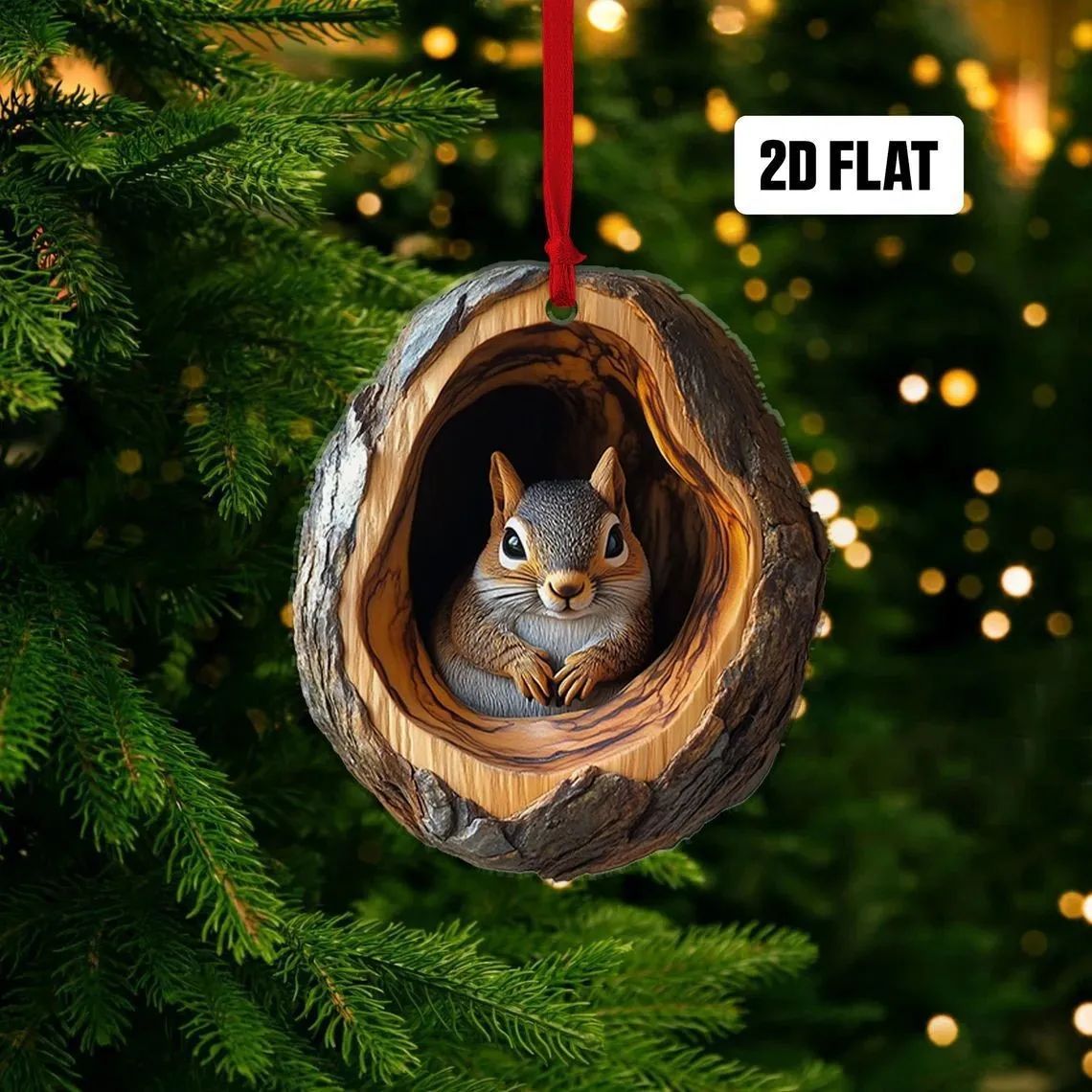 Cute Woodland Animal Christmas Tree Hanging Ornaments