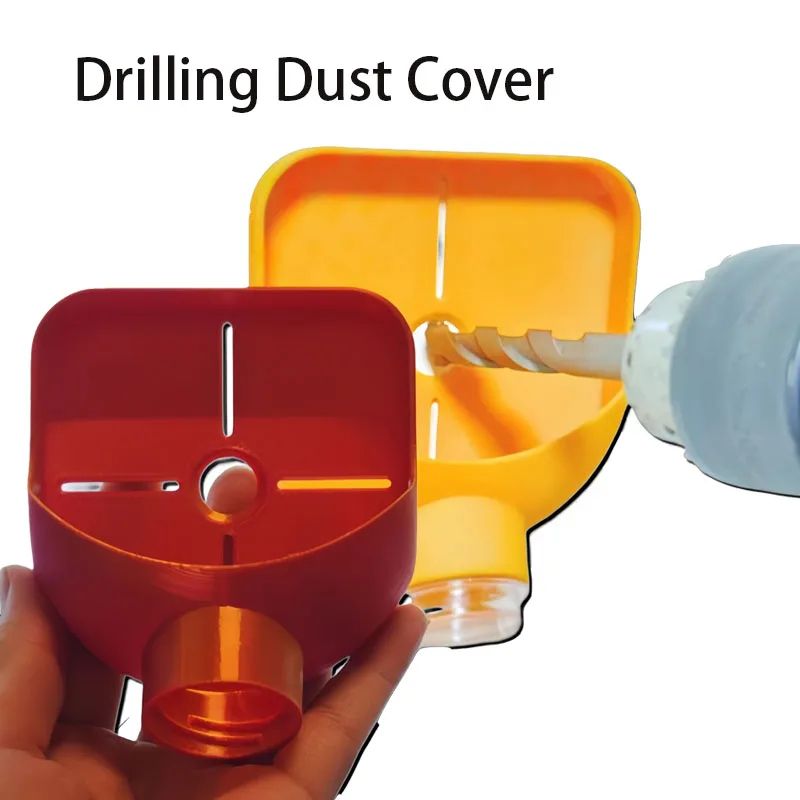 Electric Drill Dust Cover & Drilling Dust Collector Bottle for Cleaner, Safer Workspaces