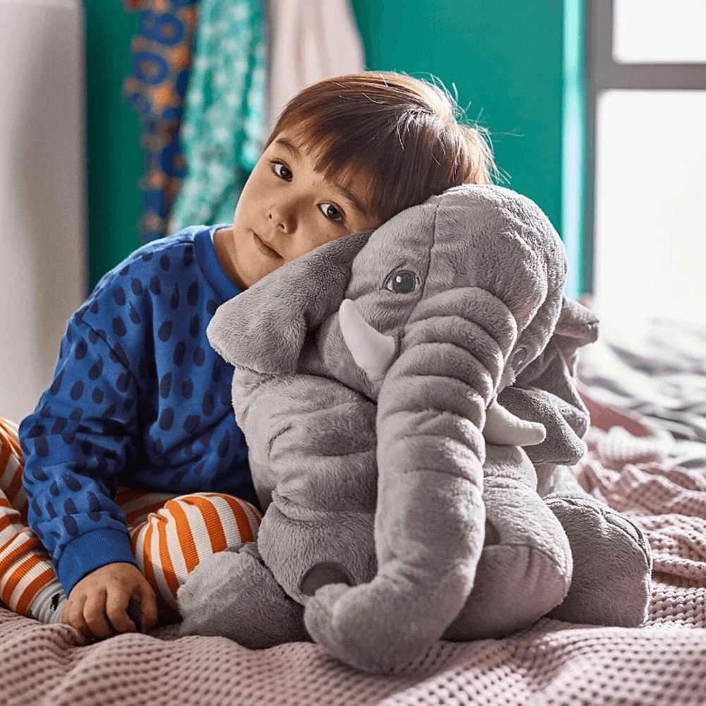 Plush Elephant Pillow