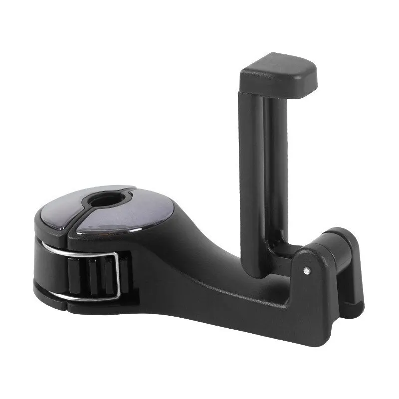 Car Headrest Phone Holder, Hidden Rear Seat Lock Hook, Multi Functional Mobile Holder for Vehicle