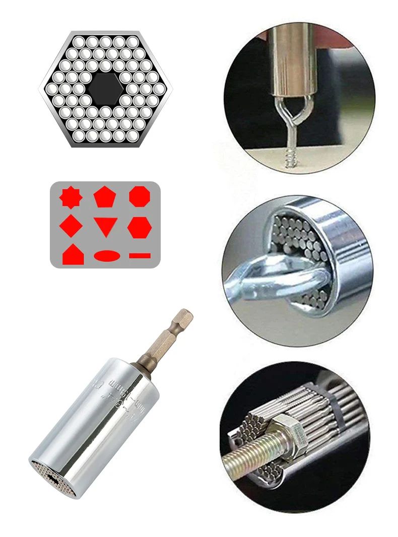 Multifunctional Magic Socket Wrench Tool Set