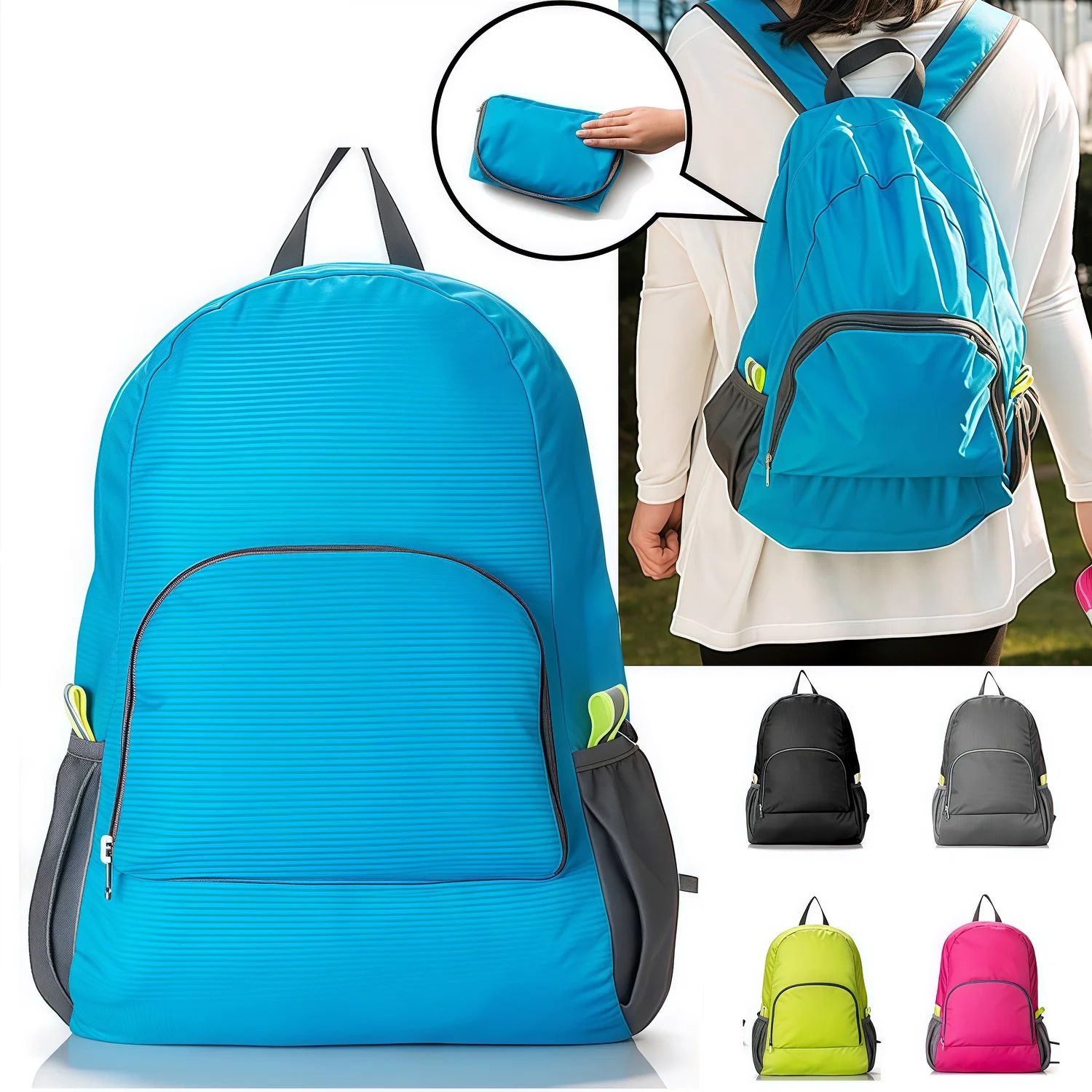 Lightweight Foldable Hiking Backpack