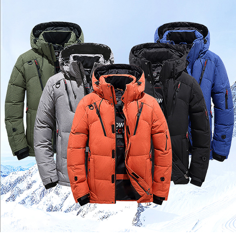 Thermal Skiing Down sUIT, New Winter Ski Suit Men, Warm Snowboard Bibs Pants, Male Snowmobile Clothing Overalls Set