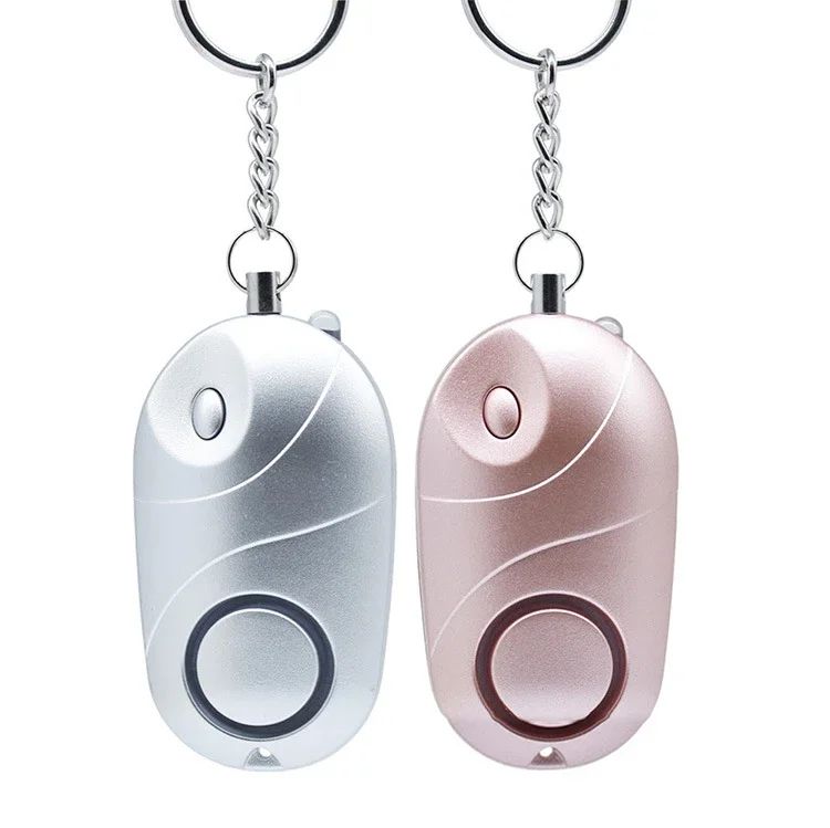 Personal Safety Alarm Keychain with LED Flashlight