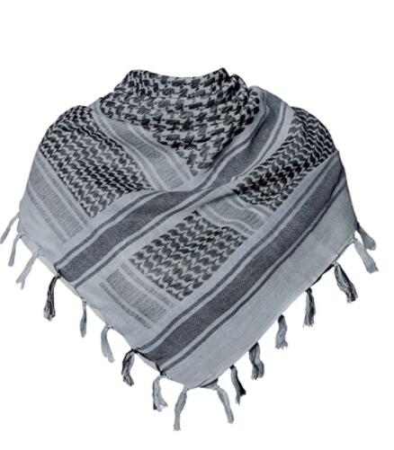 Arab Wrap Tactical Shemagh Hunting Scarf Desert Head Neck with Tassel