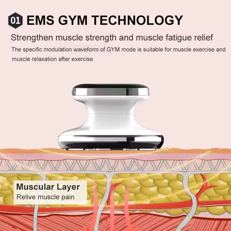 EMS RF Body Slimming Machine with LED Light Therapy and Cellulite Massage