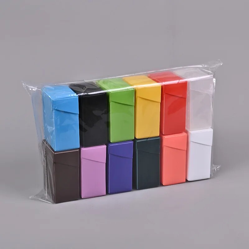 Solid Color Card Box, Box Game Trading Card Box, Card Holder Storage Box for Trading Cards, Sports and Games Collector