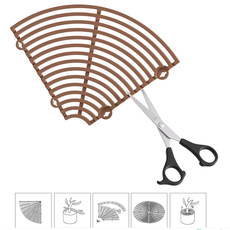 Cat-Proof Plant Pot Soil Guard with Fixing Nails
