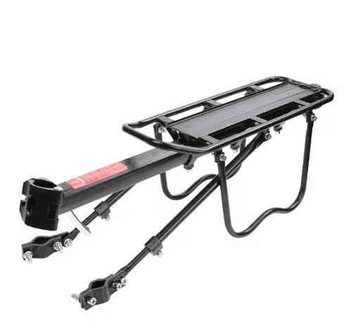 Aluminum Bike Rear Rack Carrier – Quick Release Mountain Bicycle Luggage Shelf