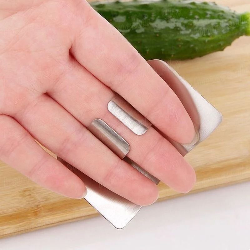 Stainless Steel Adjustable Finger Guard & Safety Cutting Shield