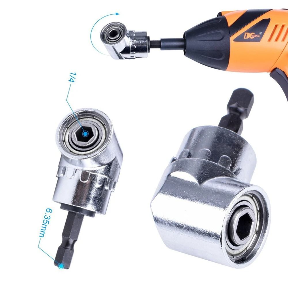 105 Degree Angle Hex Bit Adapter for Drill and Screwdriver