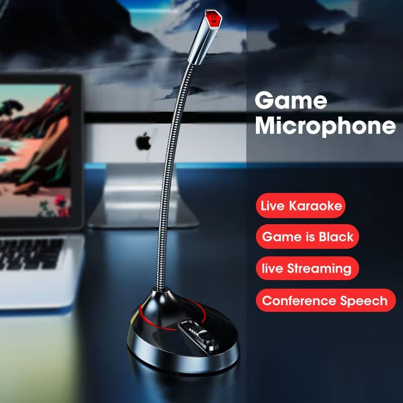 ProVoice Wired 3.5 mm Jack Microphone – Studio-Speech & PC Laptop Plug-In Mic