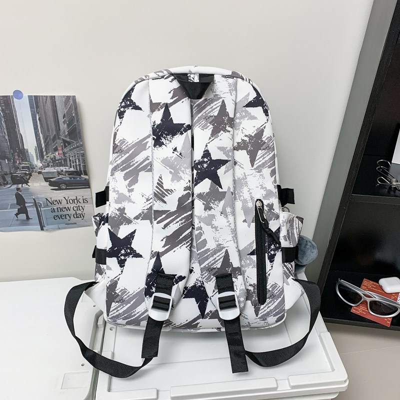 Graffiti Large Capacity Backpack Stylish School Travel Laptop Bag