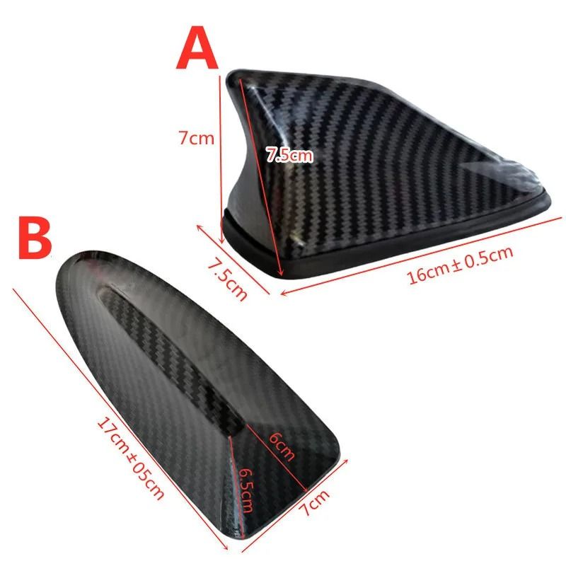 Universal Carbon Fiber Shark Fin Antenna Car Roof Signal Booster