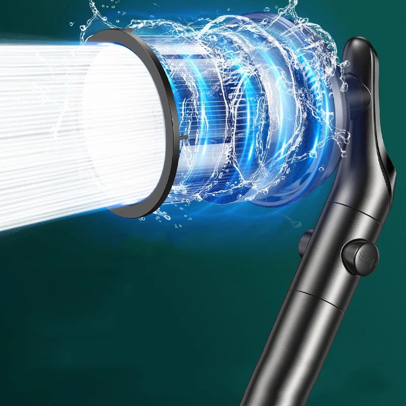 Dual Shower Head Set Handheld and Overhead High Pressure Shower Head
