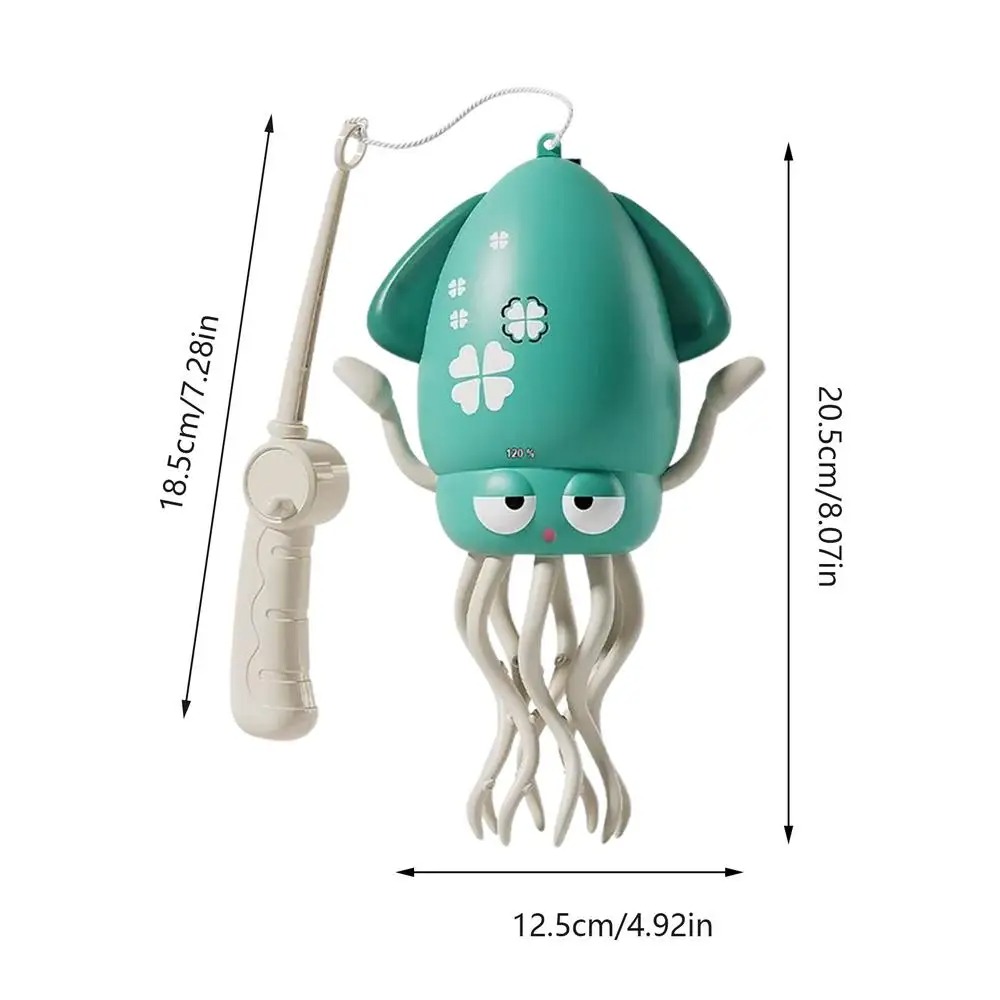 Interactive Development Moving Children's Electric Octopus, Glow Dancing Octopus Toys, Cartoon Educational Toddler Gift