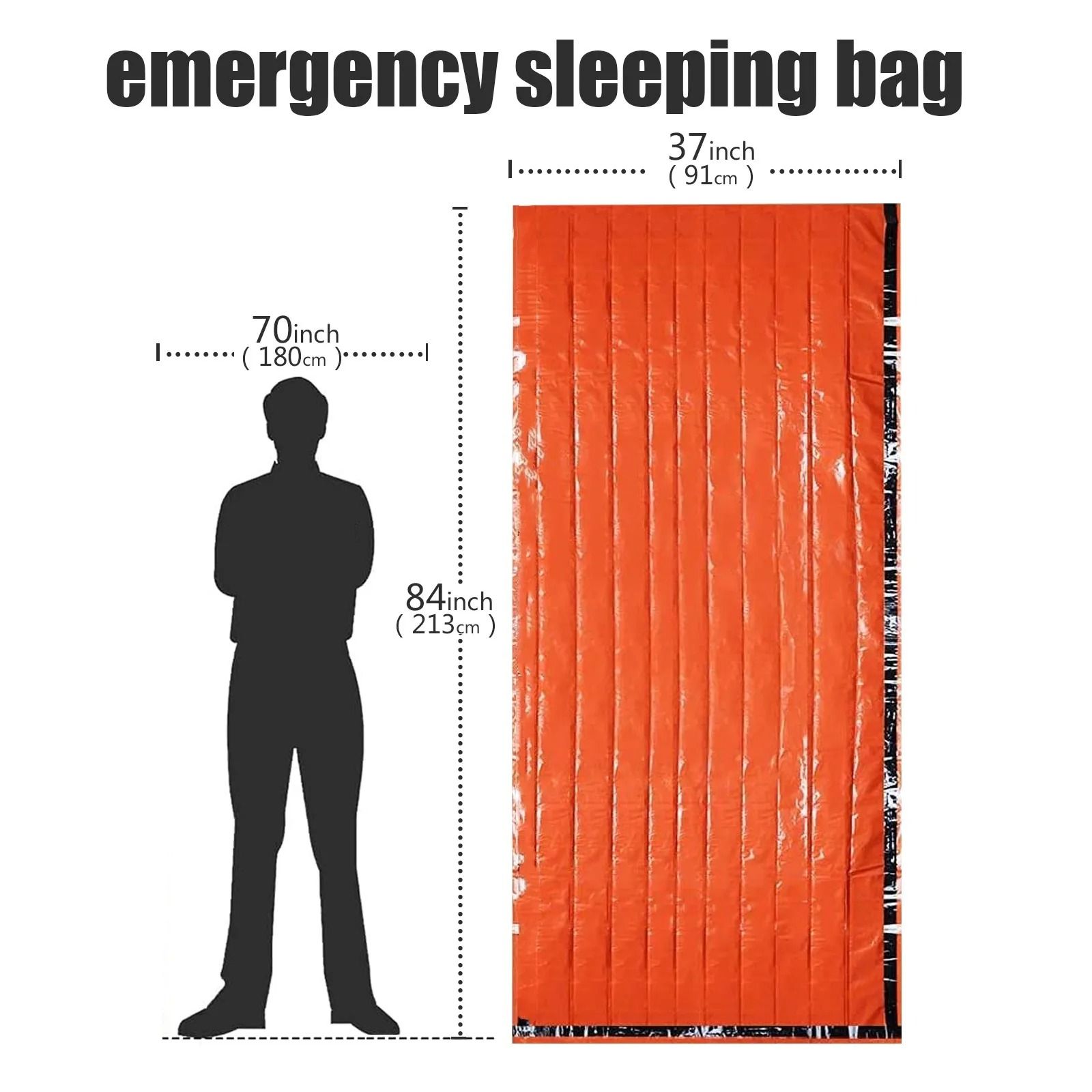 Thermal Emergency Survival and Rescue Sleeping Bag