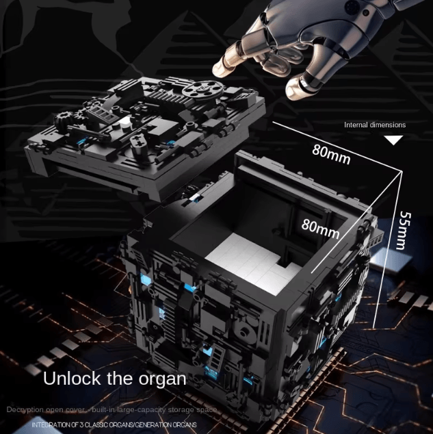 Mechanism Decryption Building Block Puzzle Toy High Difficulty Assembly Challenge