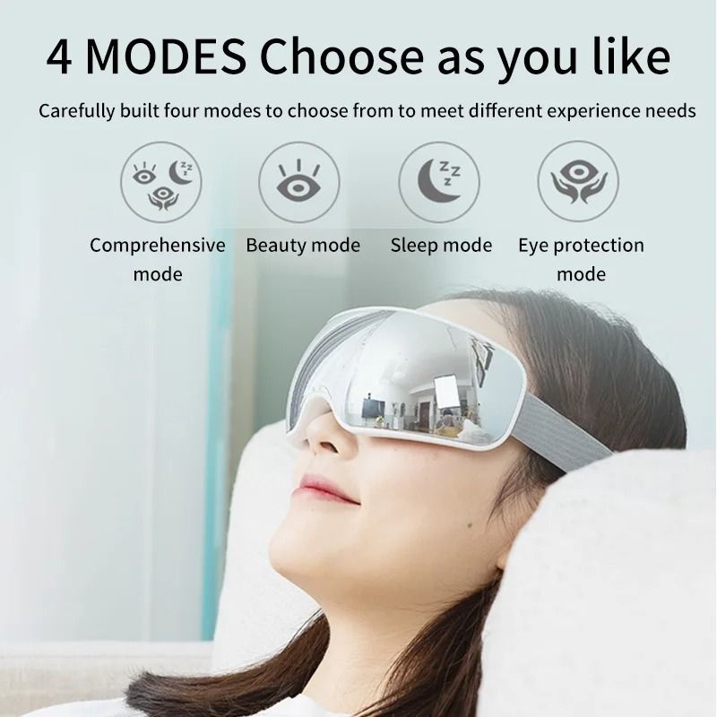 Intelligent Acupoint Vibration Eye Massager with Bluetooth Music