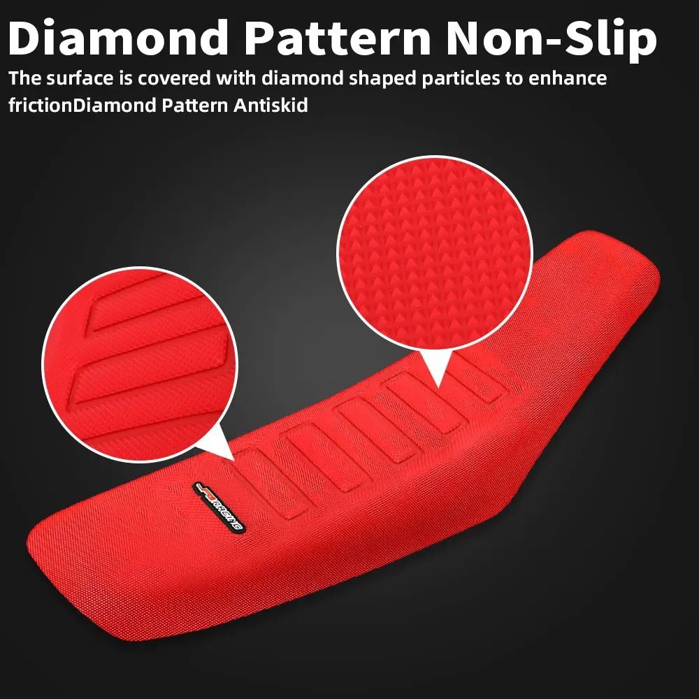 Universal Motorcycle Seat Cover | Waterproof & Non-Slip Racing Gripper for Honda, KTM, Yamaha & Kawasaki
