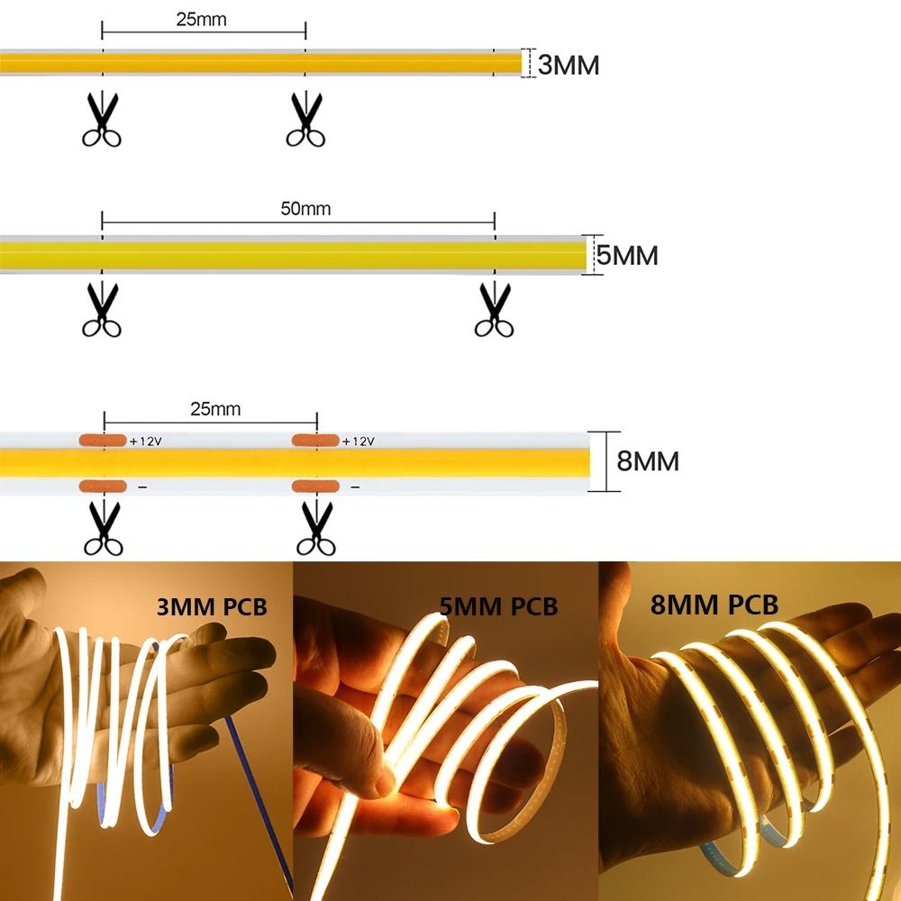 COB LED Strip Light Tape
