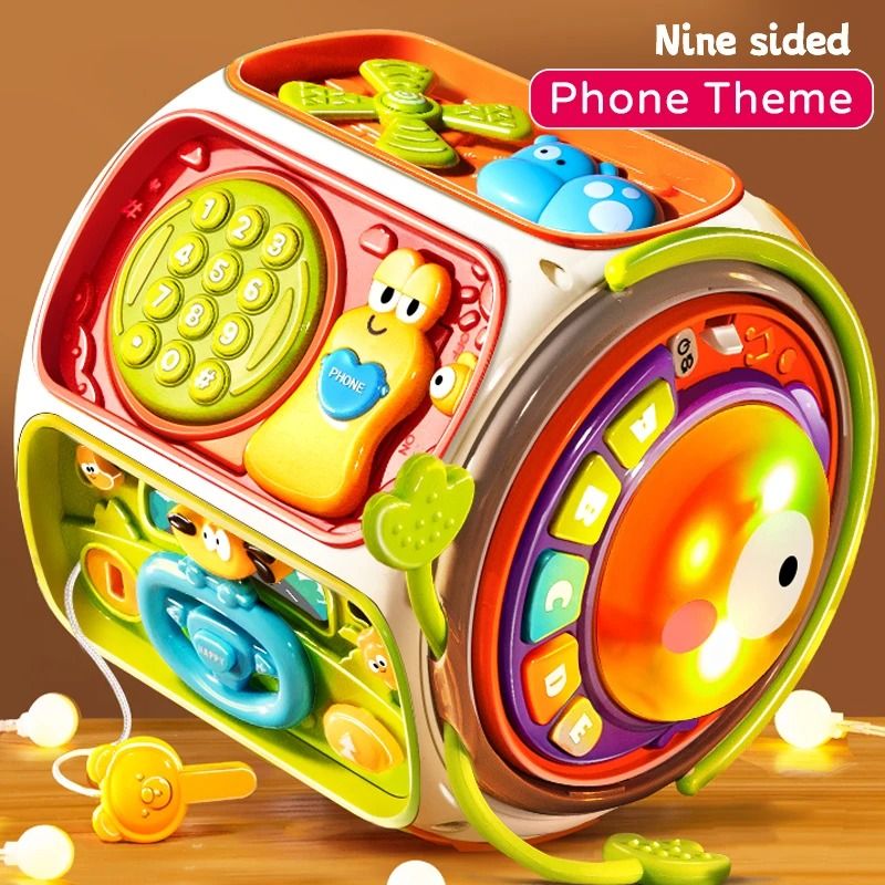 Baby Cell Phone Toy | Educational Music & Light Mobile Speaker