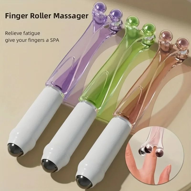 Finger Joint Acupoint Massager Roller Hand Therapy Tool