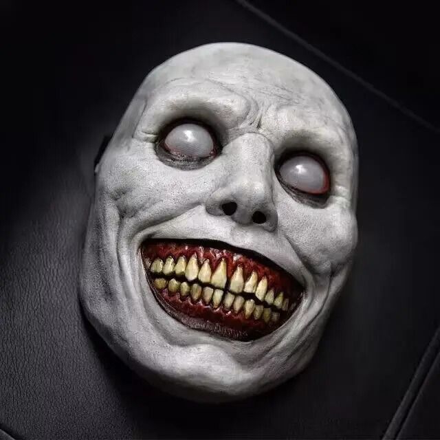 Christmas Scary Zombie and Clown Dual Face Costume Mask
