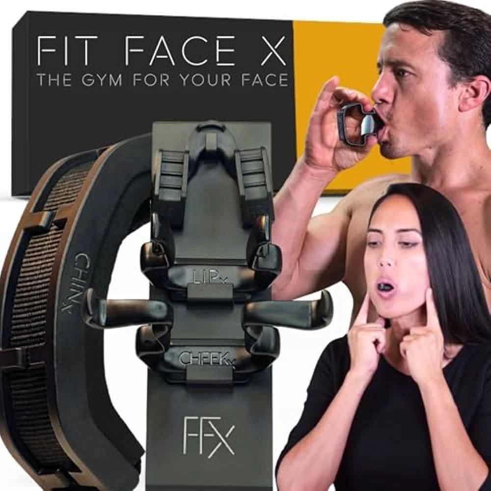 Face Sculpting Gym Facial Exercise Set for Cheeks Neck Jawline and Jowls