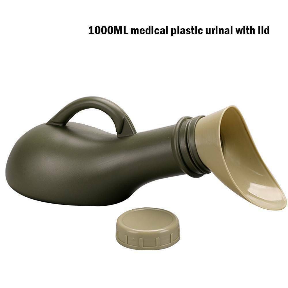 Portable Urinal Bottle for Travel & Camping Unisex Emergency Toilet