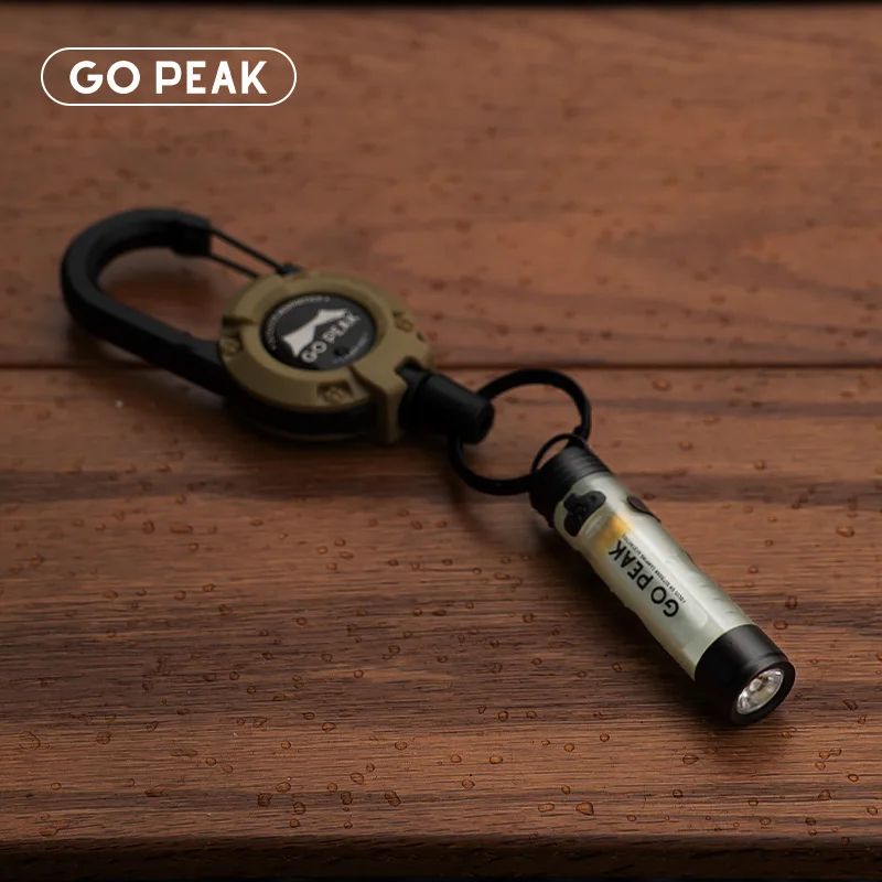 PocketGlow Mini Keychain Flashlight - Ultra-Compact Everyday Carry LED Light