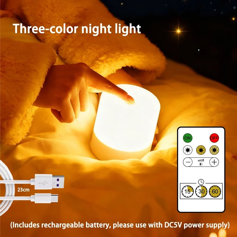 Dimmable Touchscreen RGB Desktop Night Light and Reading Lamp