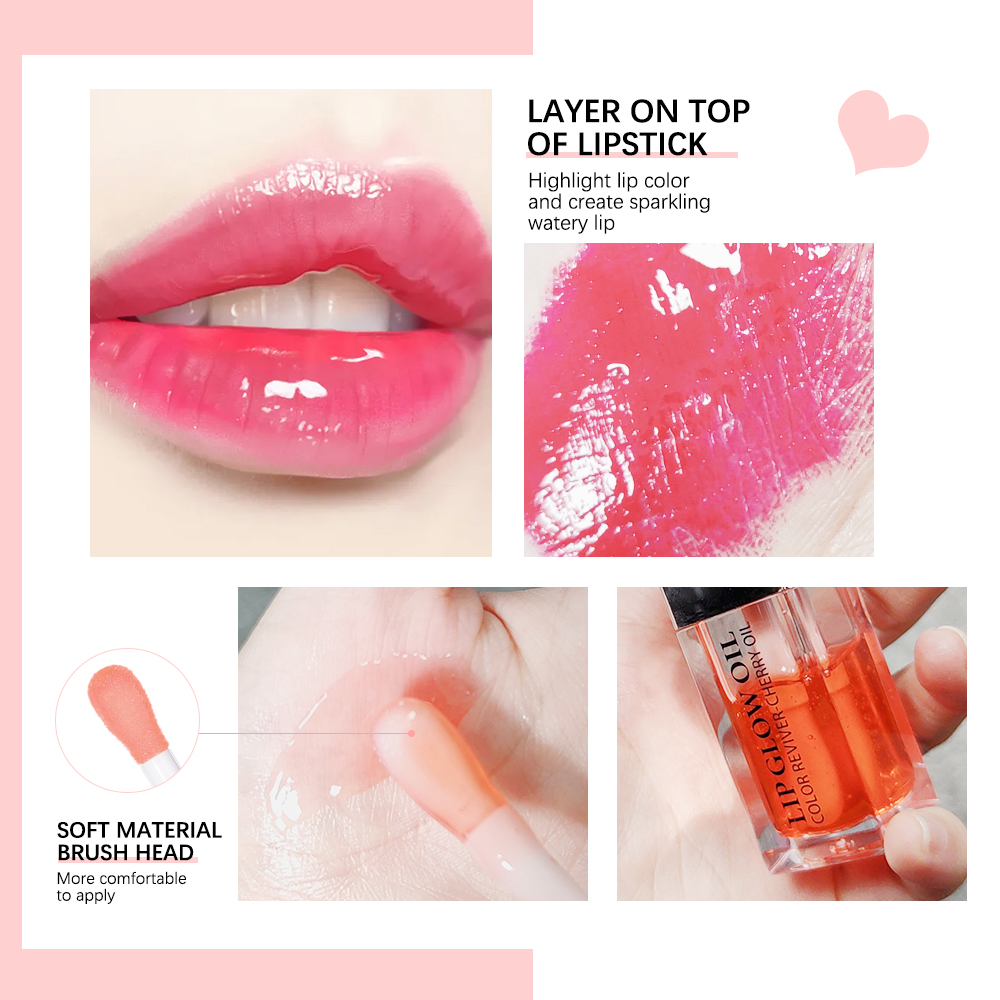 Crystal Jelly Moisturizing Lip Oil, Plumping Lip Gloss, Sexy Plump Lip Glow, Tinted Lip Plumper, Hydrating Shine