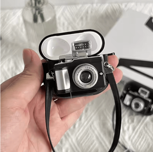 Soft Silicone AirPods Case with Strap Protective Cover for AirPods Pro and AirPods 3