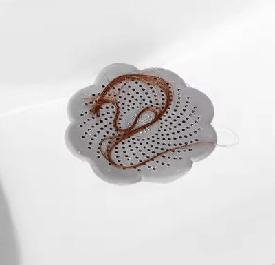 Flower Silicone Drain Cover Hair Catcher Sink Strainer
