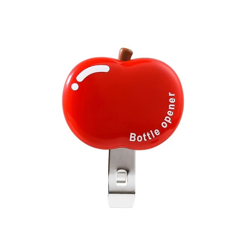 3-in-1 Magnetic Apple-Shaped Bottle Opener & Sealing Clip