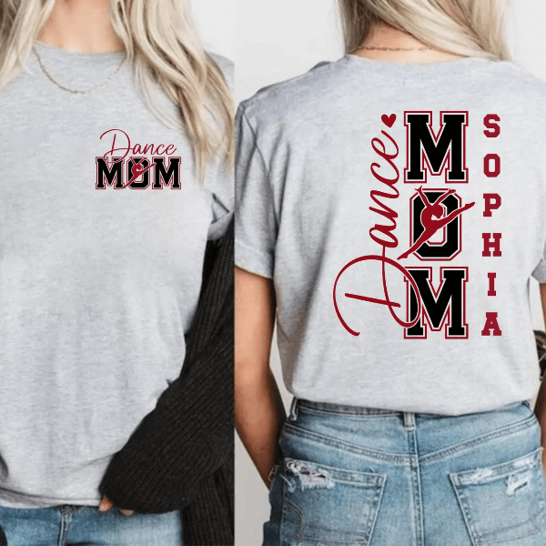 Personalized Dance Mom Shirt Custom Name Dance Mom Life Tee Gift