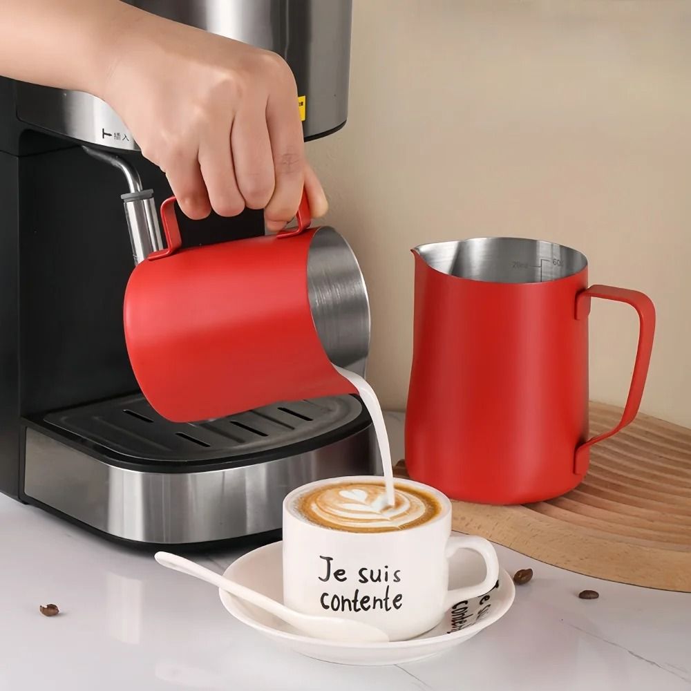 Stainless Steel Coffee Milk Frothing Pitcher