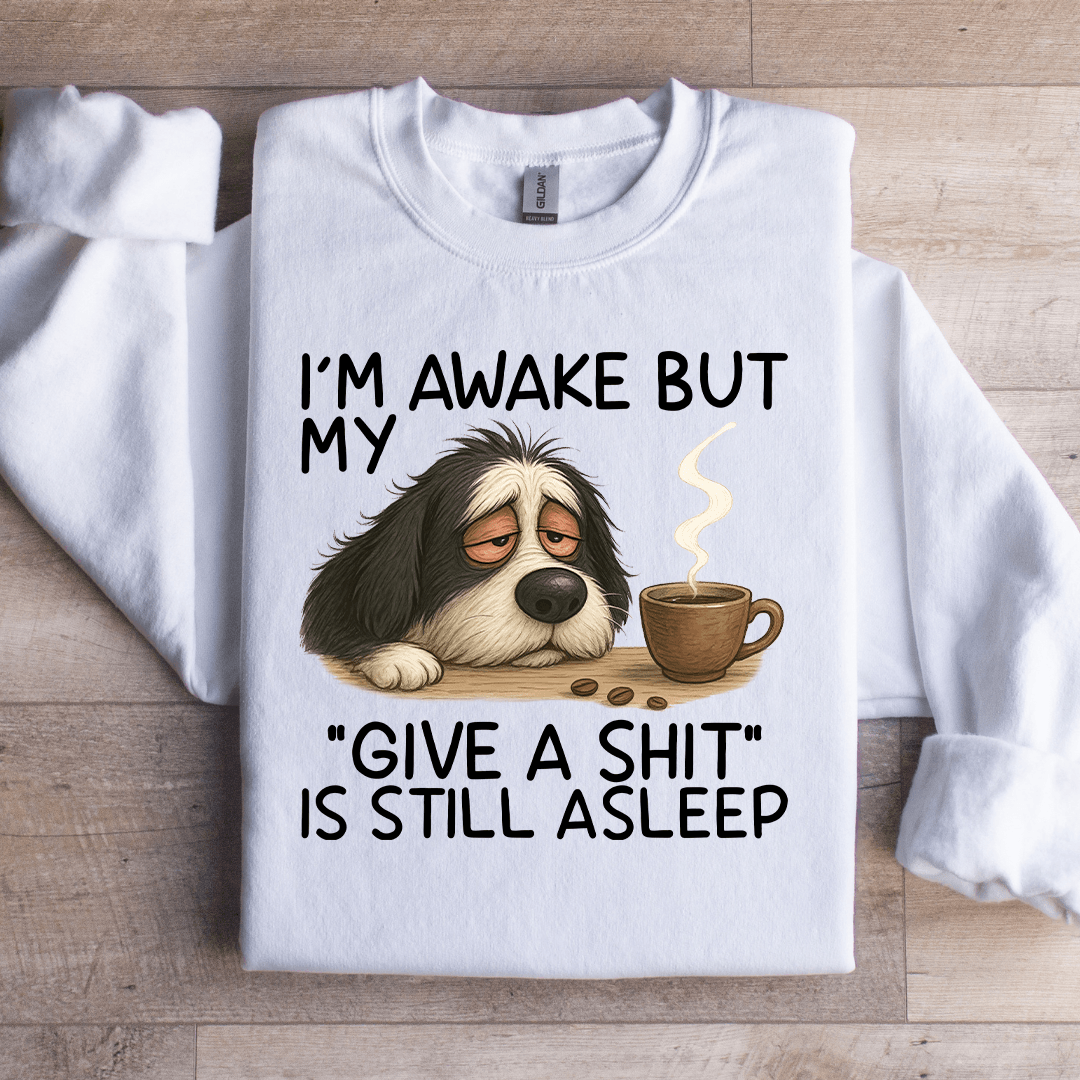 I'm Awake But My Give A S-it Sweatshirt