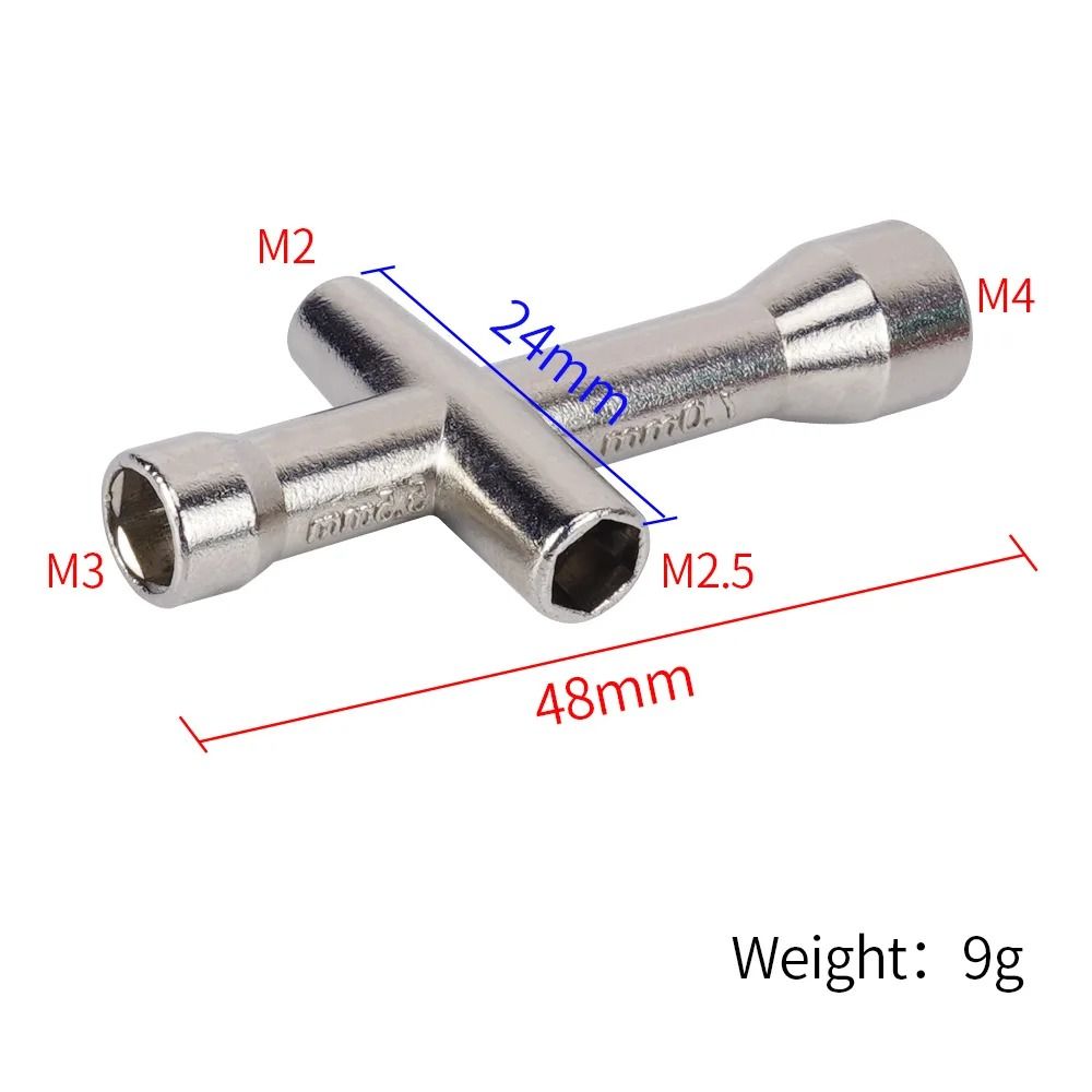 Multi Function 3D Printer Nozzle Tool 4 in 1 Screw Nut Wrench Set